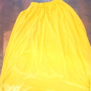 Yellow skirt